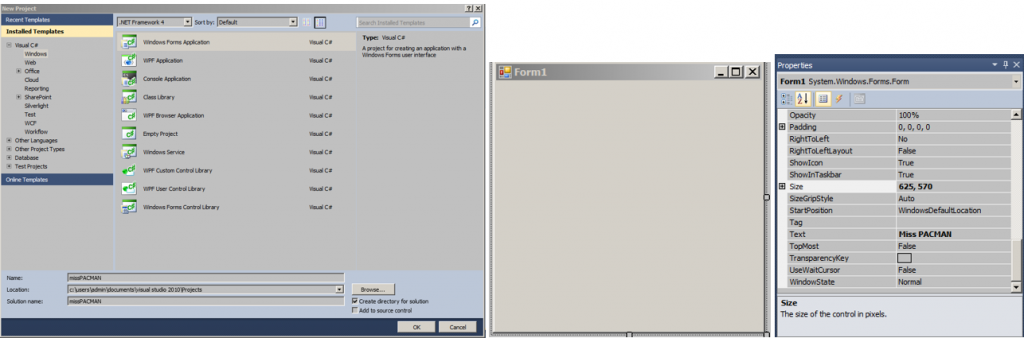 C# Tutorial – Create a simple PAC MAN game in Visual Studio | Moo ICT ...