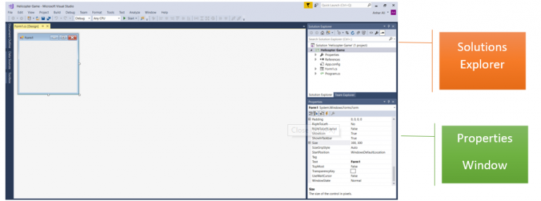 C# Tutorial – Create a helicopter flying and shooting game in visual ...