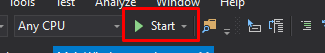 mooict wpf c# save the presents game - start the debugging process to compile and run the game